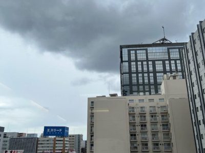 台風接近！！