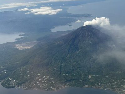 鹿児島上空！！