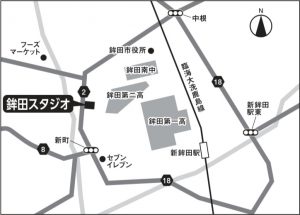 鉾田スタジオの地図